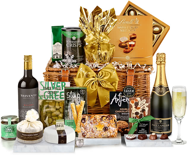 Christmas Surprise Hamper With Champagne